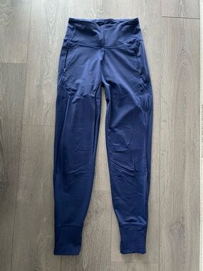 Navy High-Waist Athletic Leggings Lululemon 2 jogger sweatpants align adapted XS